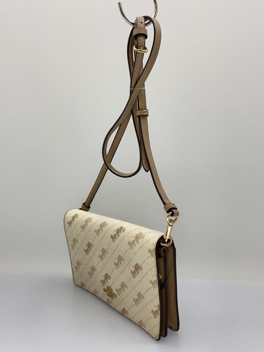 COACH Shoulder Bag PVC CRM Allover Pattern C4208 2