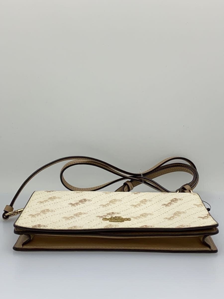 COACH Shoulder Bag PVC CRM Allover Pattern C4208 4