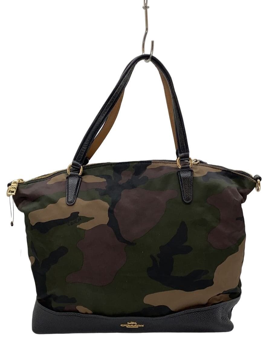 COACH Tote Bag -- Multicolor Camouflage F11847