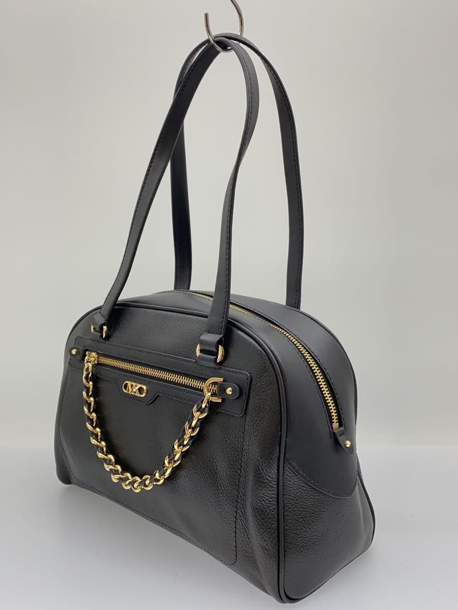 MICHAEL KORS Handbag Leather Black 30F3G6WE2L 2