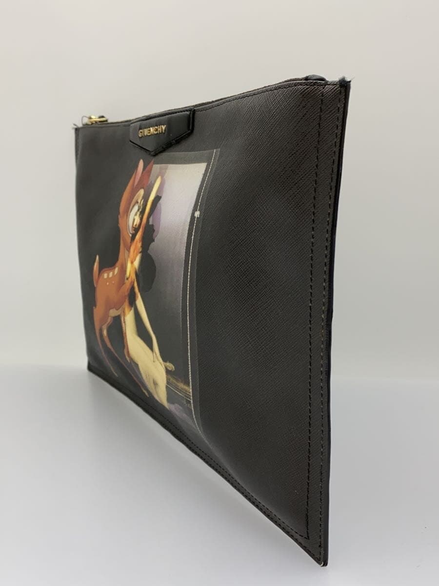 GIVENCHY clutch bag PVC BLK print TE0134 2