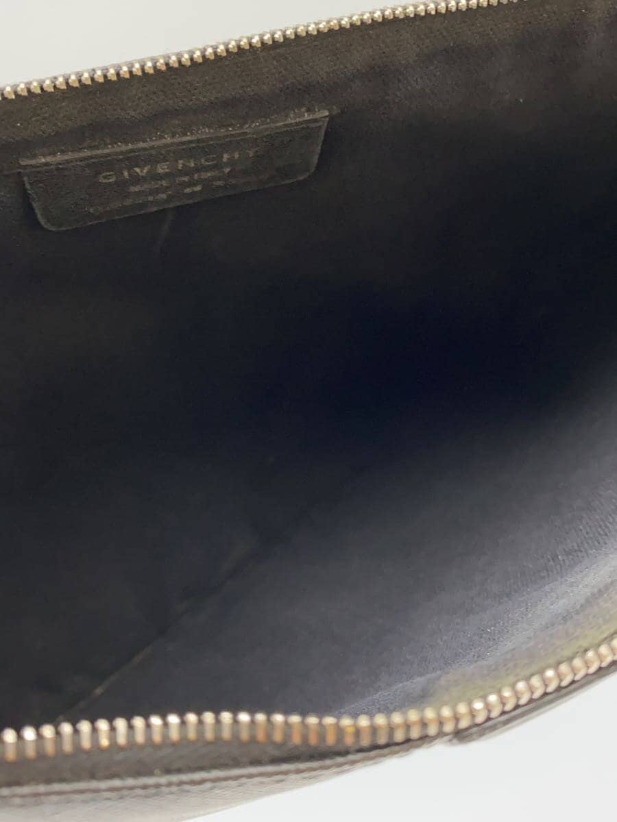 GIVENCHY clutch bag PVC BLK print TE0134 6