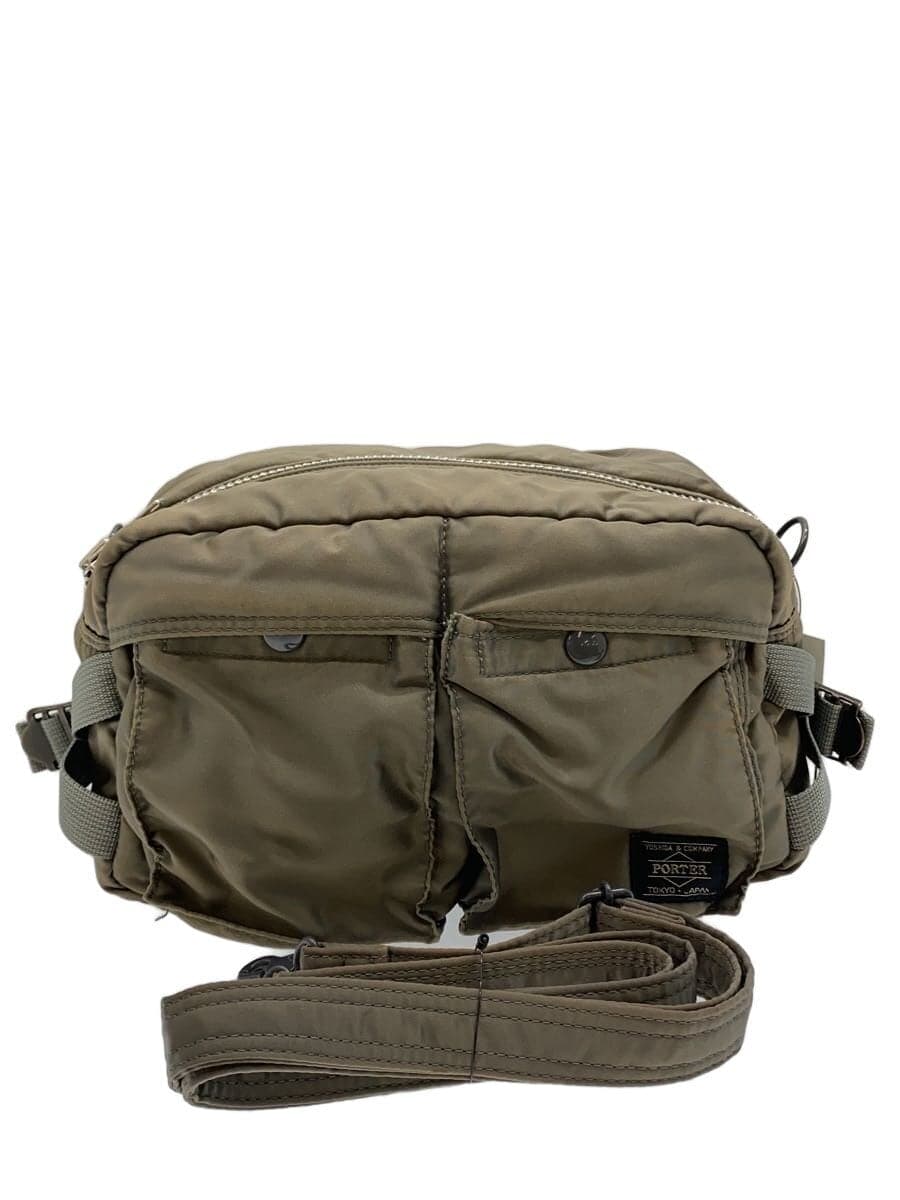 PORTER Waist Bag Nylon KHK Plain