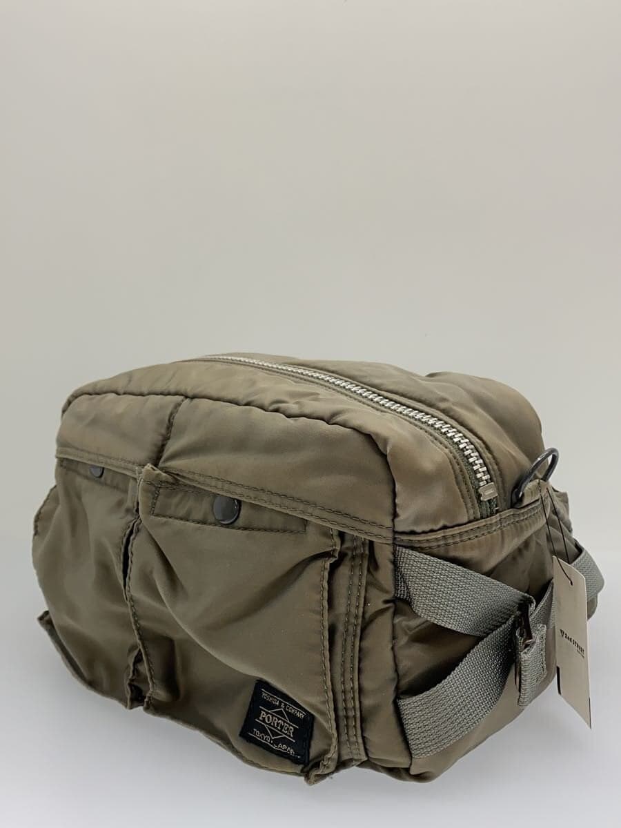 PORTER Waist Bag Nylon KHK Plain 2