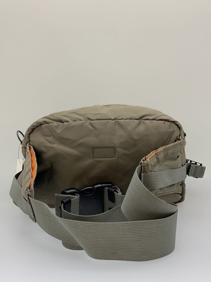 PORTER Waist Bag Nylon KHK Plain 3
