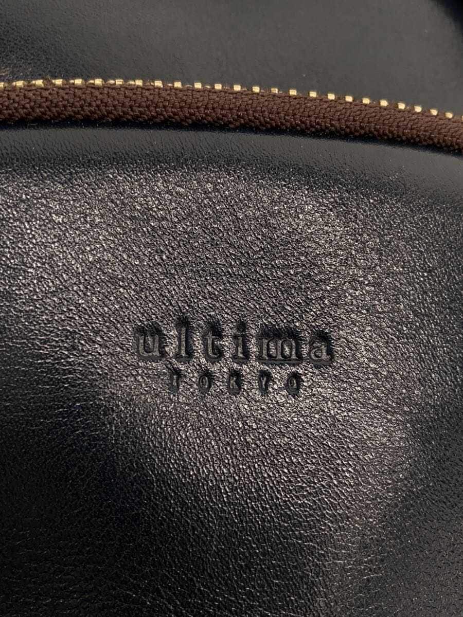 ultima TOKYO Leather S Ring Shoulder Bag Leather NVY Solid 5