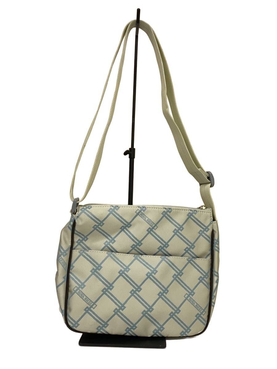 NINA RICCI All Over Pattern Shoulder Bag Polyester BLU All Over Pattern 3