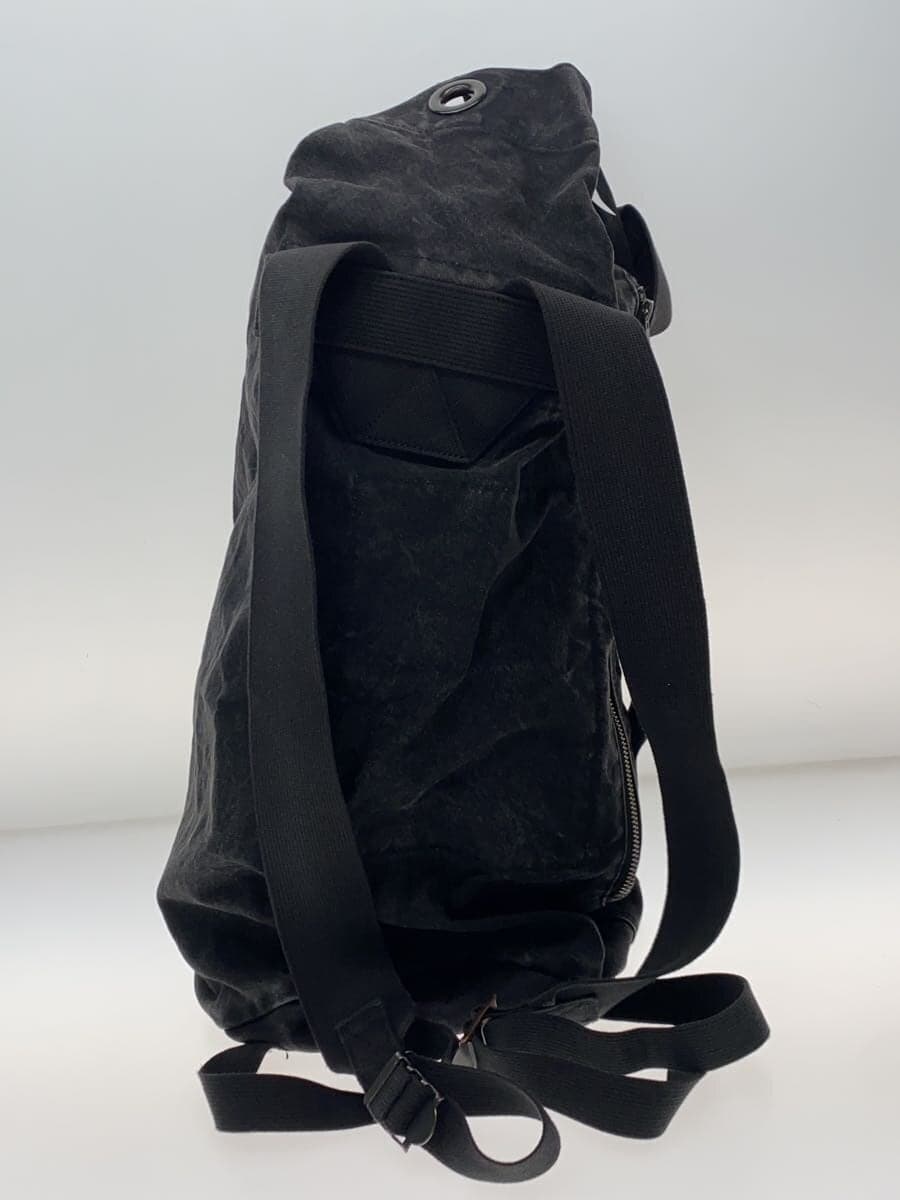 PORTER × MARGARET HOWELL Black Canvas Duffle Backpack Canvas BLK Plain 3