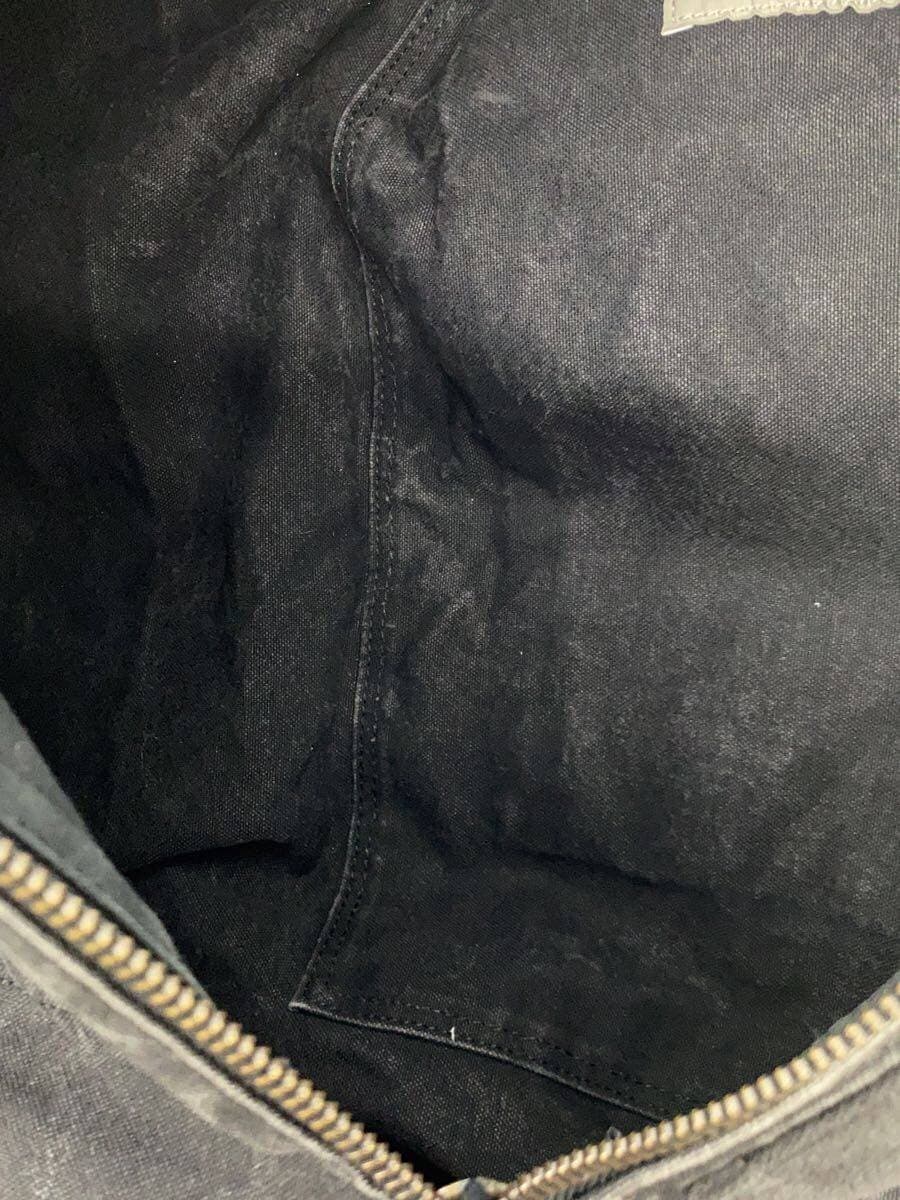 PORTER × MARGARET HOWELL Black Canvas Duffle Backpack Canvas BLK Plain 6