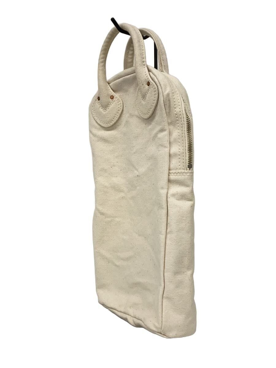 CHACOLIBL37 BOSTON TYPE A Handbag Canvas WHT Solid 2