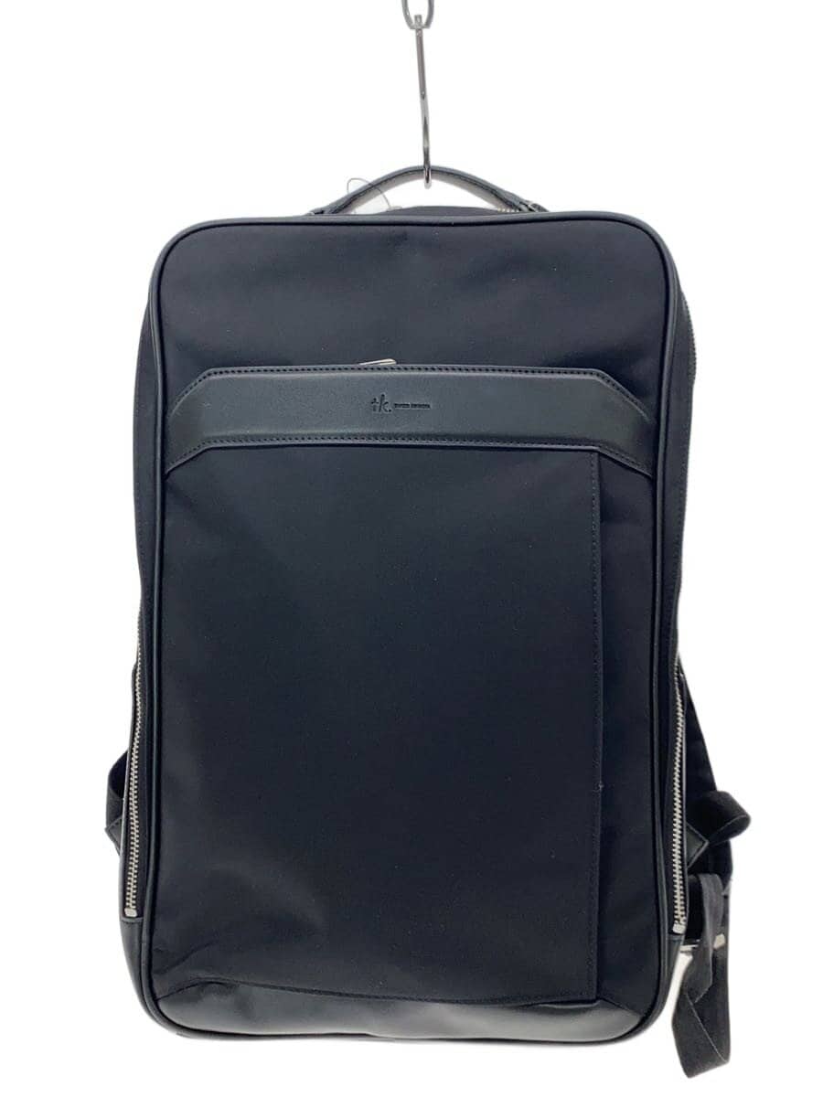 tk.TAKEO KIKUCHI(TK)LUSTER NYLON BACK PACK Nylon BLK Solid