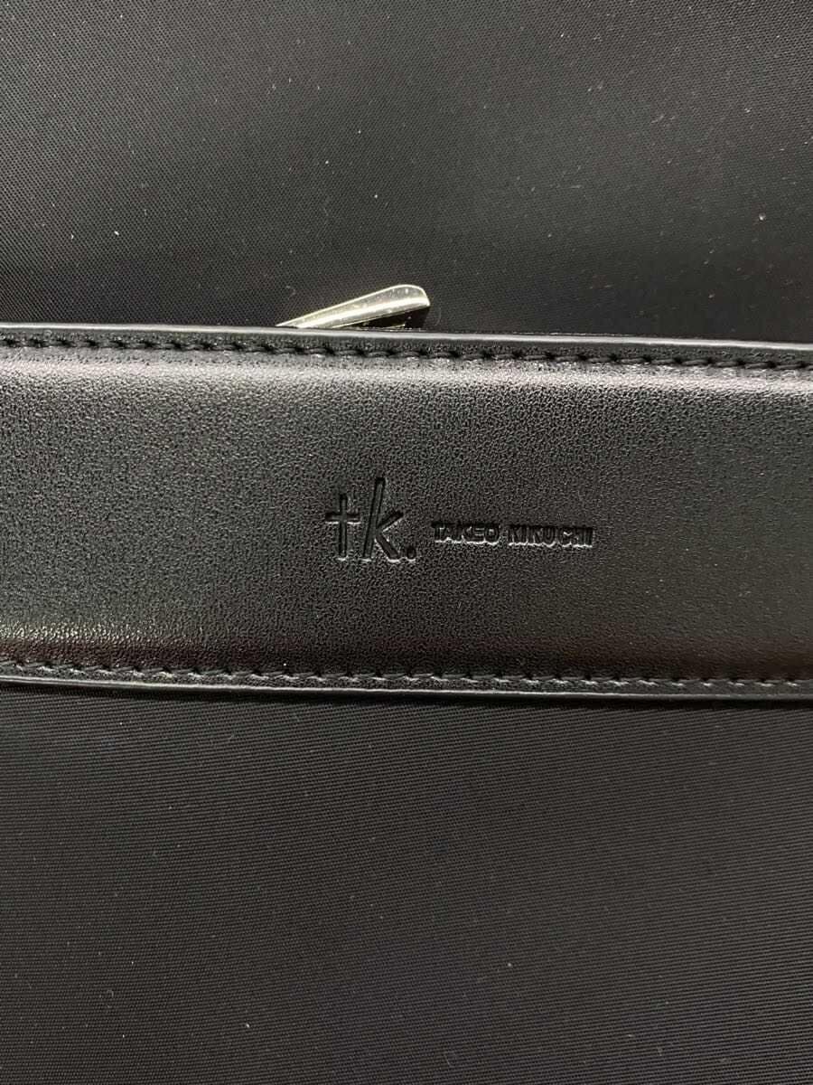 tk.TAKEO KIKUCHI(TK)LUSTER NYLON BACK PACK Nylon BLK Solid 5