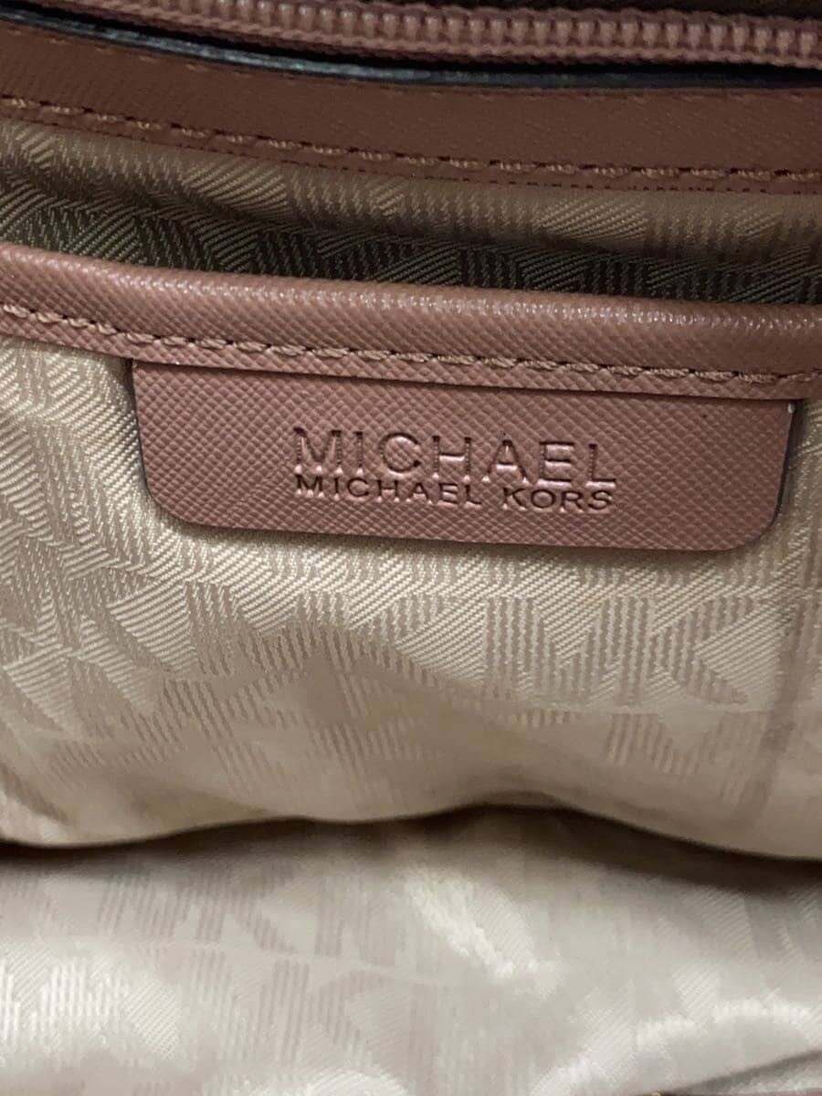 MICHAEL KORS Stitch Tote Bag Faux Leather PNK Solid 30F5GTVT1T 6