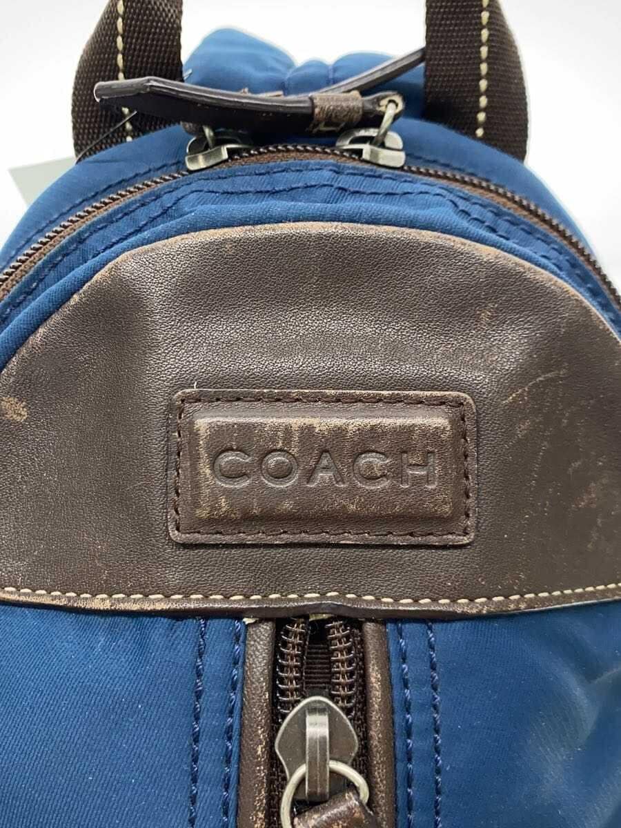 COACH Varick Sling Shoulder Bag Nylon BLU F70692 F70692 5