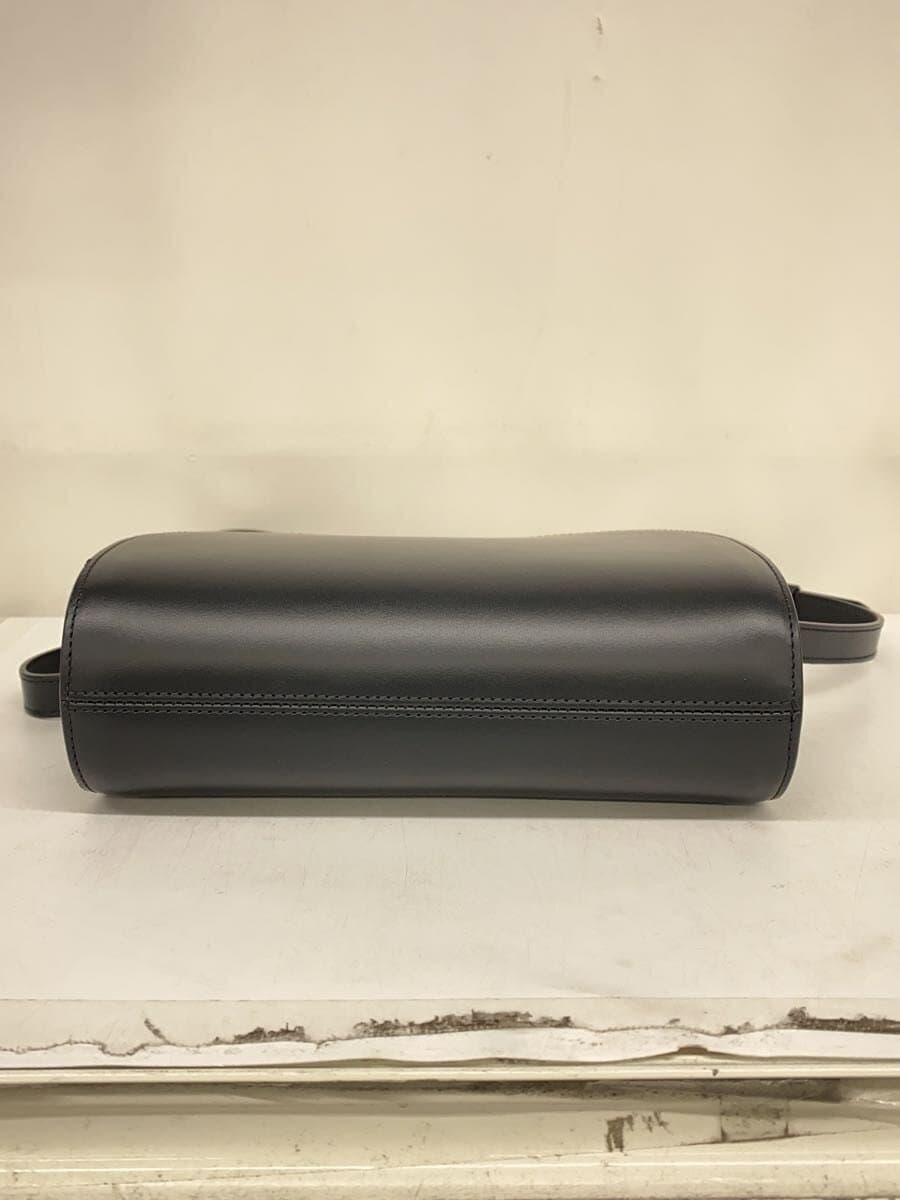 A.P.C. Half Moon Leather Shoulder Bag Leather BLK 4