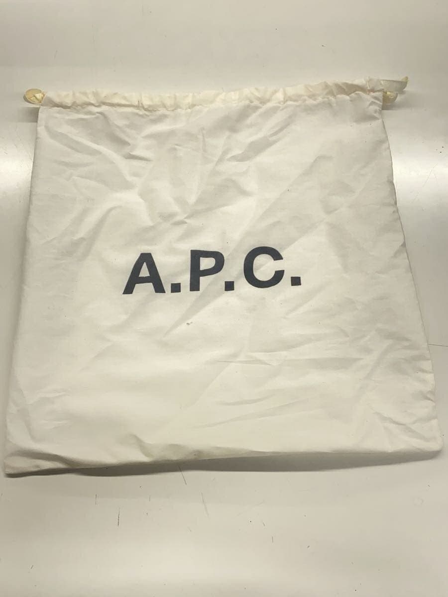 A.P.C. Half Moon Leather Shoulder Bag Leather BLK 8