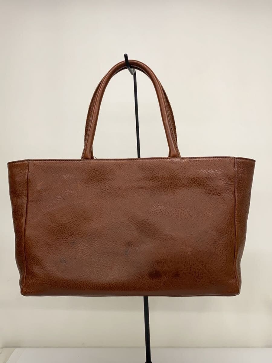 IL BISONTE Full Leather Tote Bag Leather BRW 3