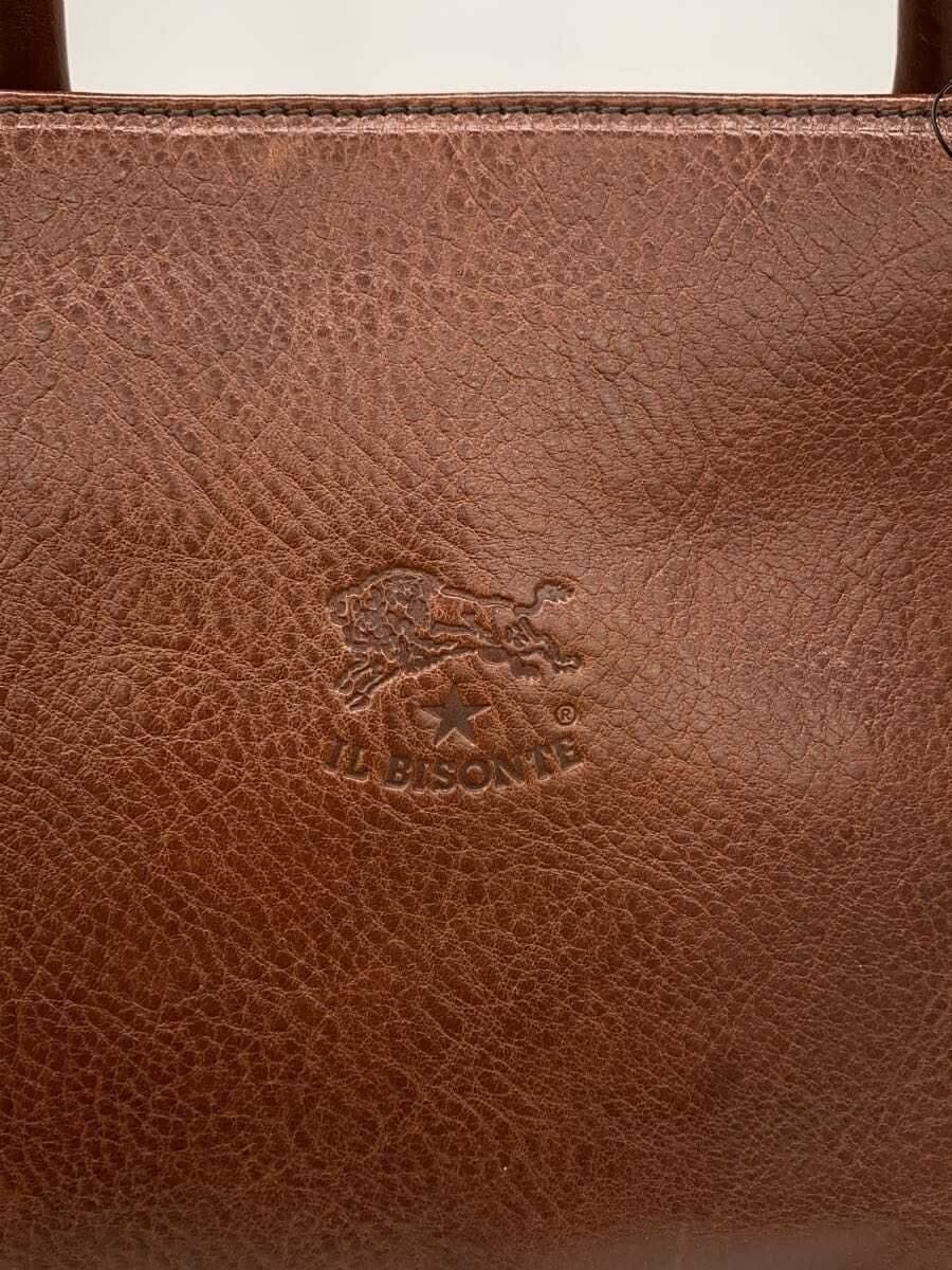 IL BISONTE Full Leather Tote Bag Leather BRW 5