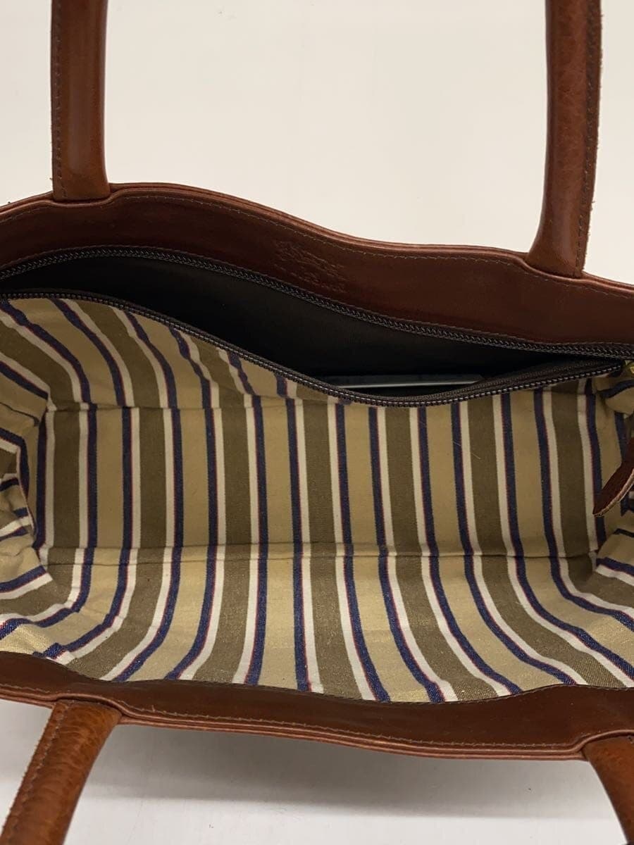 IL BISONTE Full Leather Tote Bag Leather BRW 6