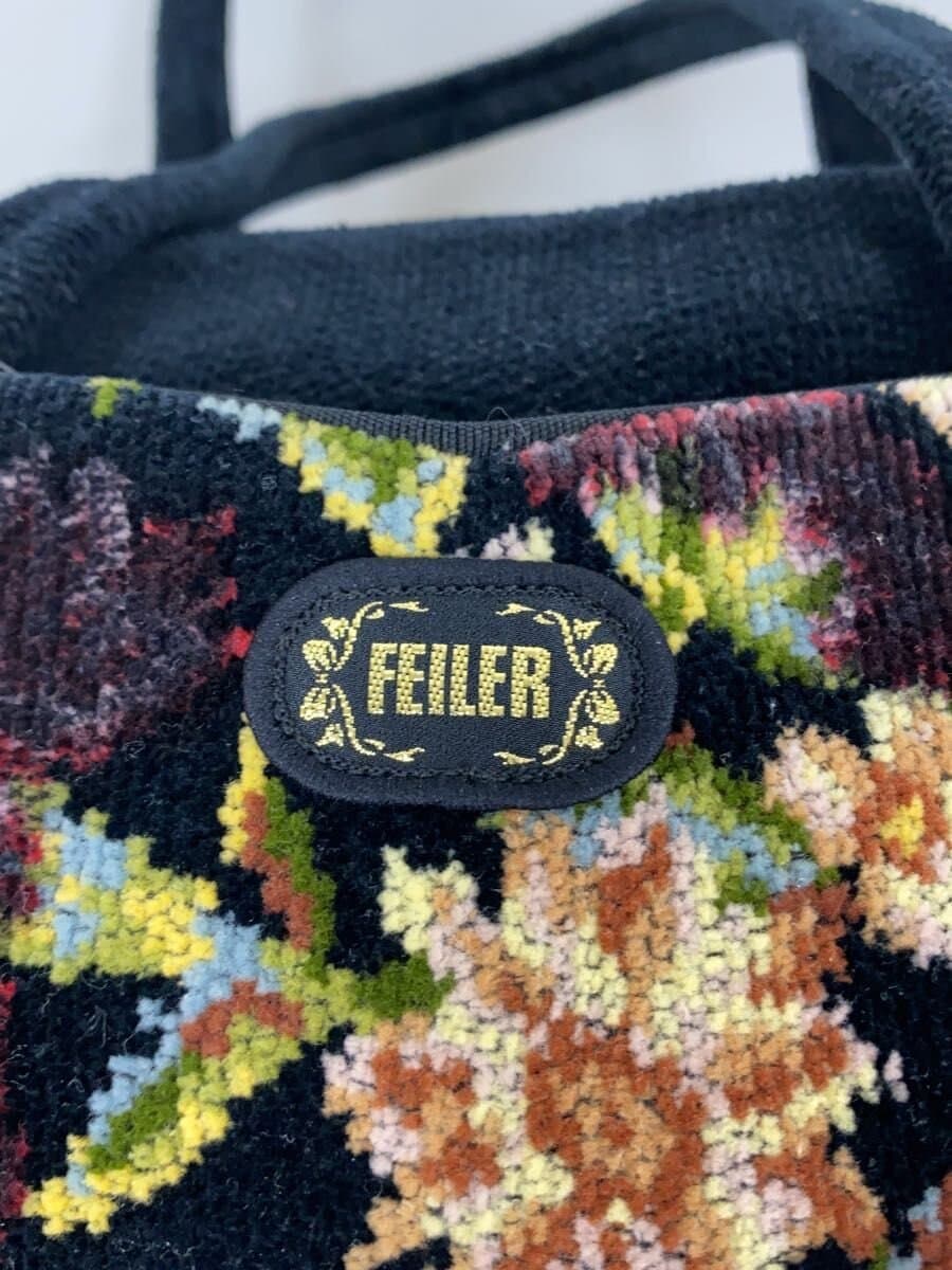 FEILER Handbag BLK Floral 5