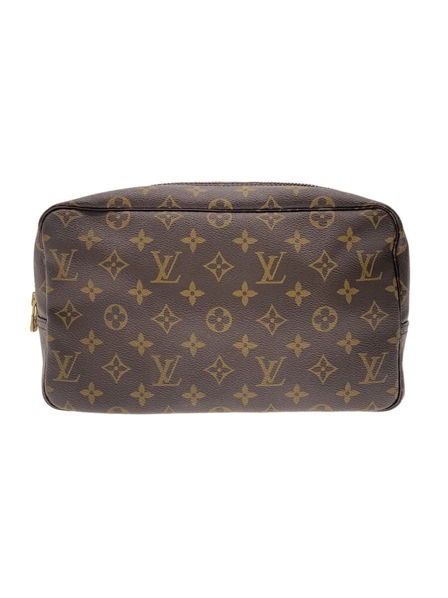 LOUIS VUITTON Trousse Toilette 28_Monogram Canvas PVC BRW