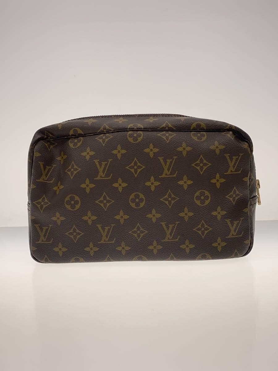 LOUIS VUITTON Trousse Toilette 28_Monogram Canvas PVC BRW 3