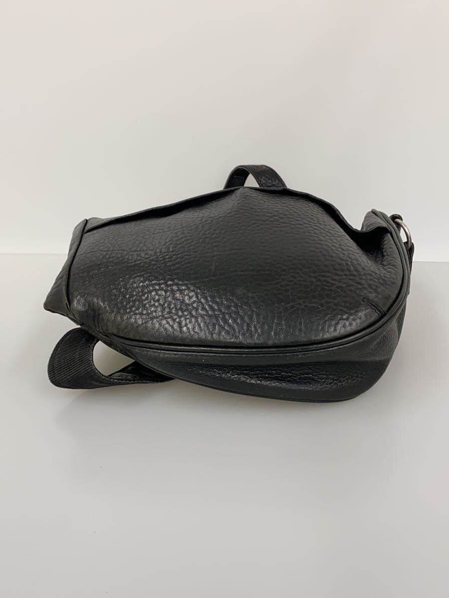L.E.D.BITES Shoulder Bag Leather BLK Solid 4
