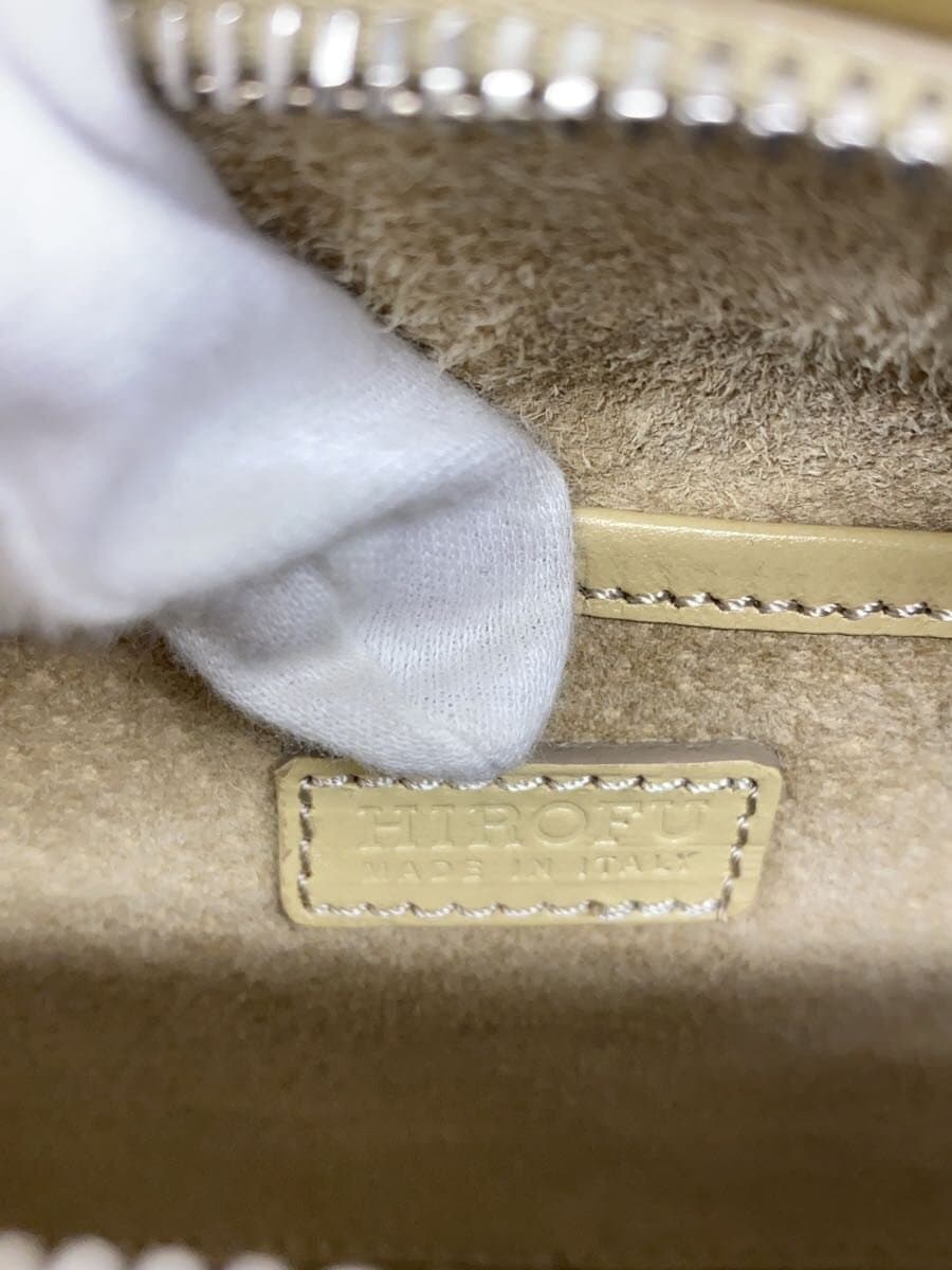 HIROFU Boston Bag Leather BEG 5