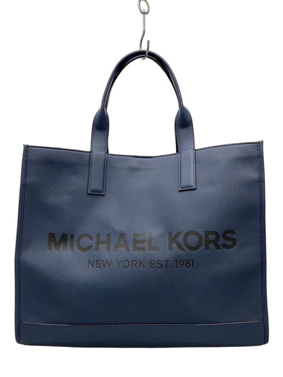 MICHAEL KORS Tote Bag Leather NVY Solid 37F2LCOT4L