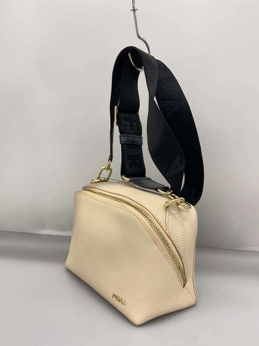 FURLAAMICA MINI CAMERA CASE Shoulder Bag PVC BEG Solid WE00197 2