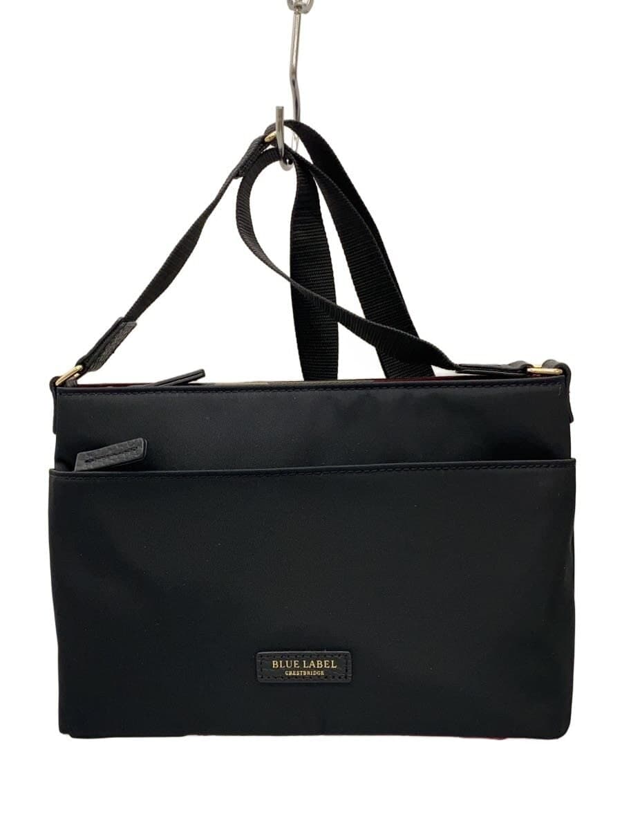 BLUE LABEL CRESTBRIDGE Partial Crest Bridge Check Bag Polyester BLK Solid 55149-613-09