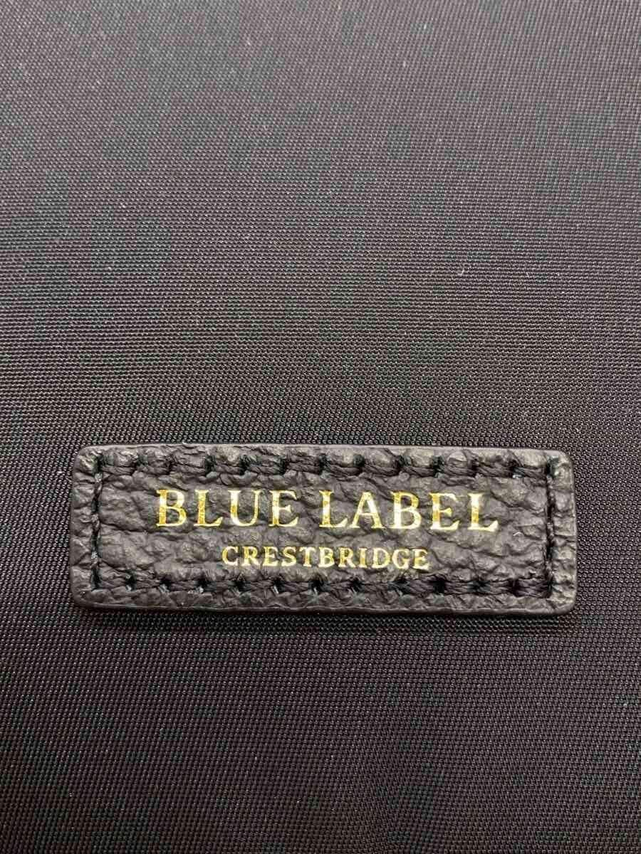 BLUE LABEL CRESTBRIDGE Partial Crest Bridge Check Bag Polyester BLK Solid 55149-613-09 5