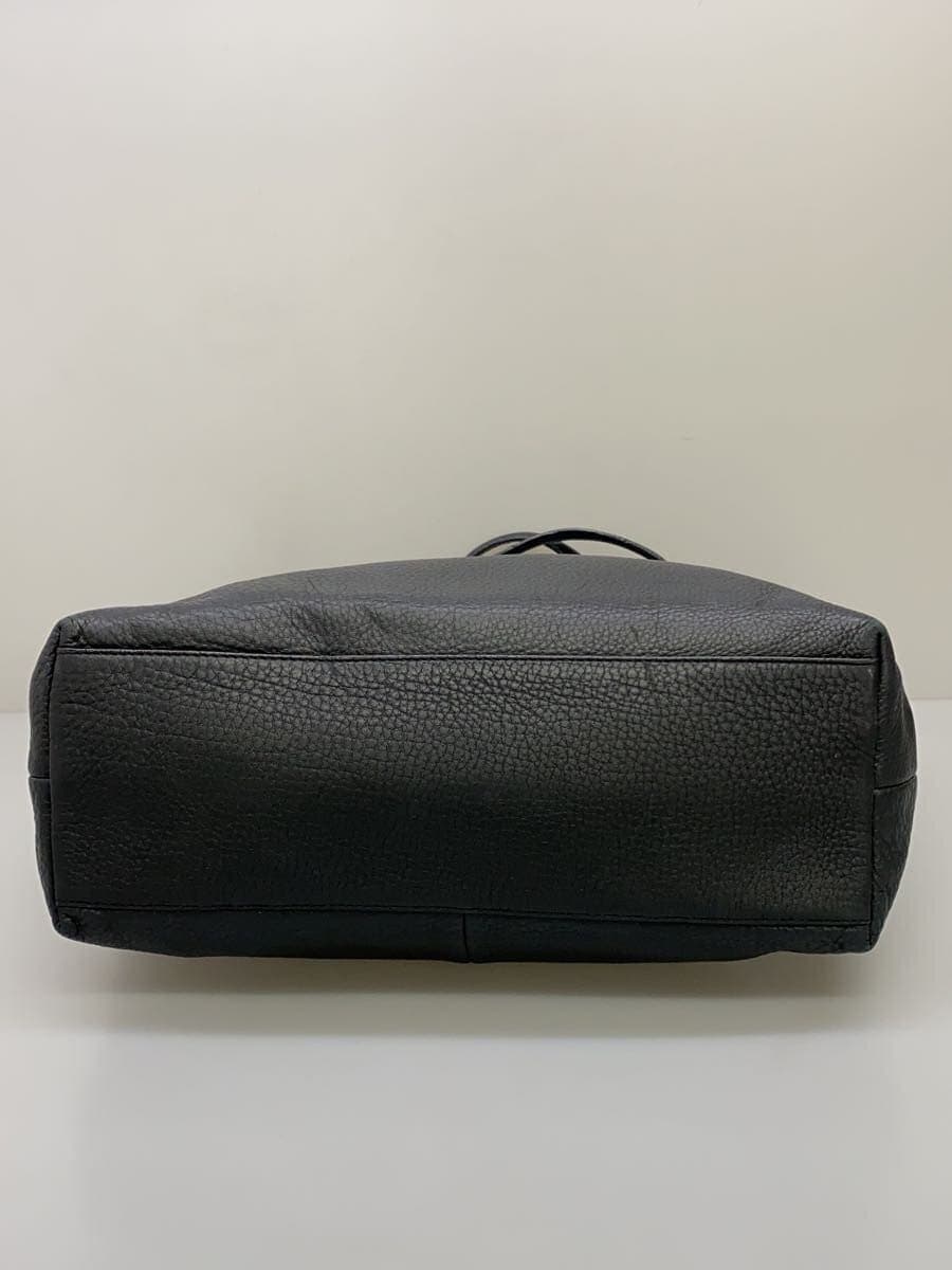 COACH Logo Tote Bag PVC BLK Solid F26805 4