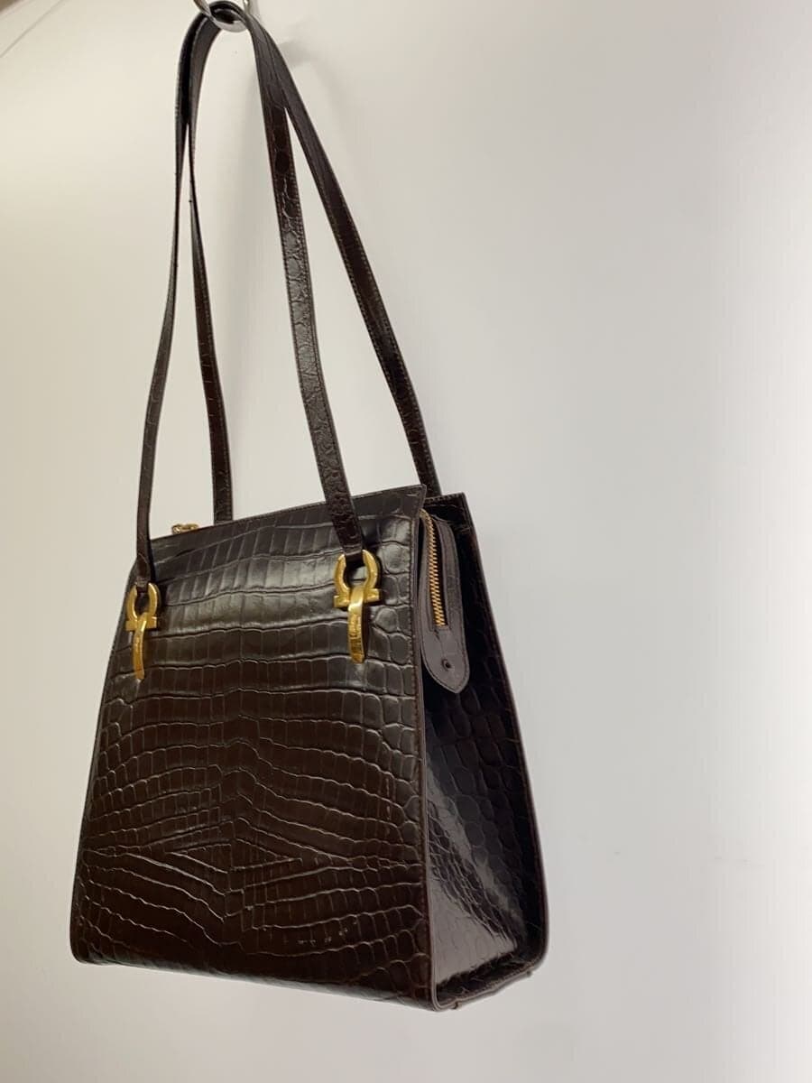 Salvatore Ferragamo Handbag Leather BRW AB-21 7708 2