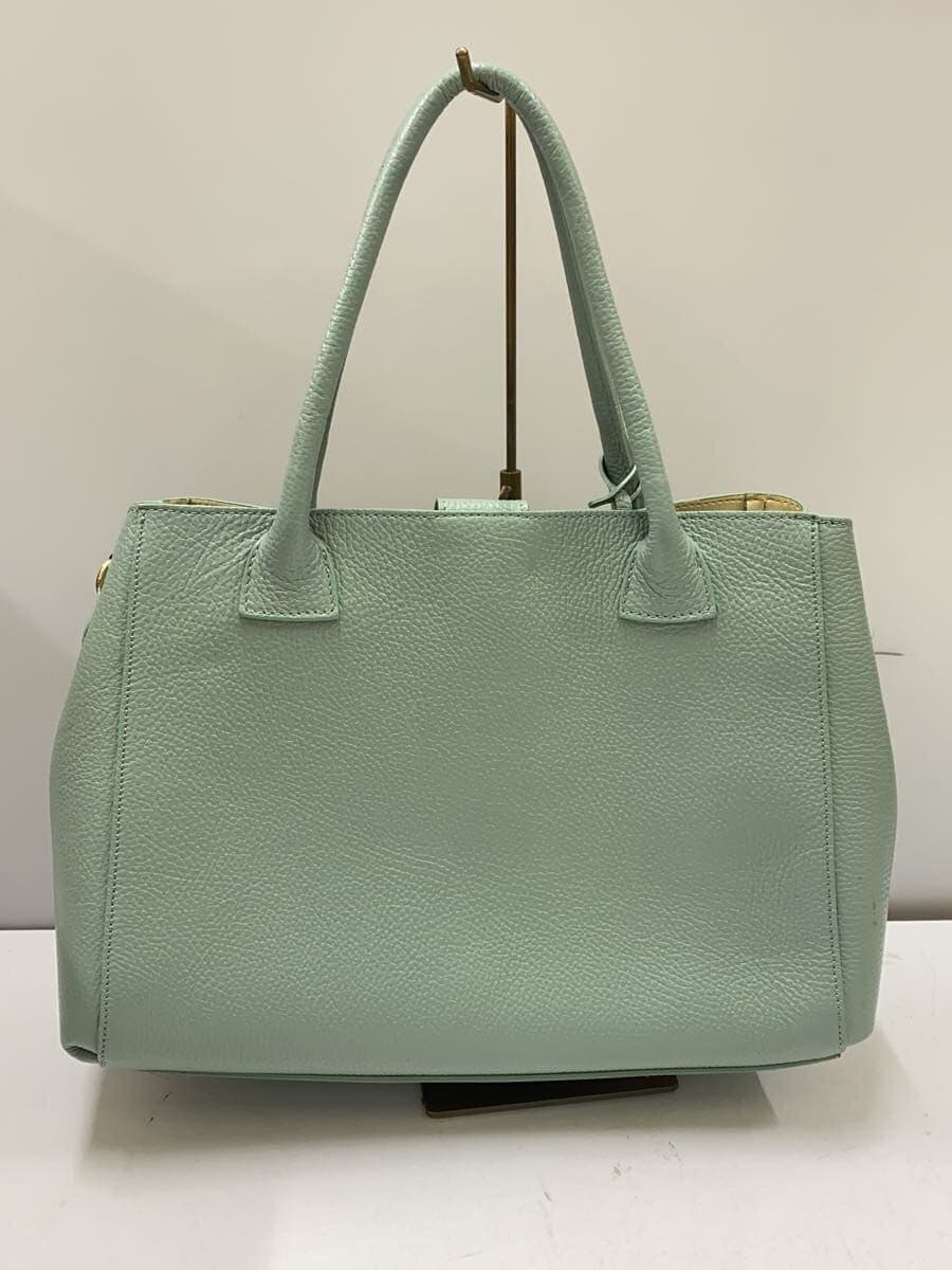 BEVINI Tote Bag Leather BLU 3