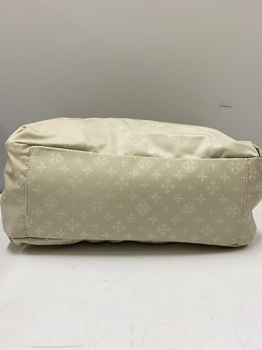 russet Tote Bag Nylon BEG All Over Pattern 4