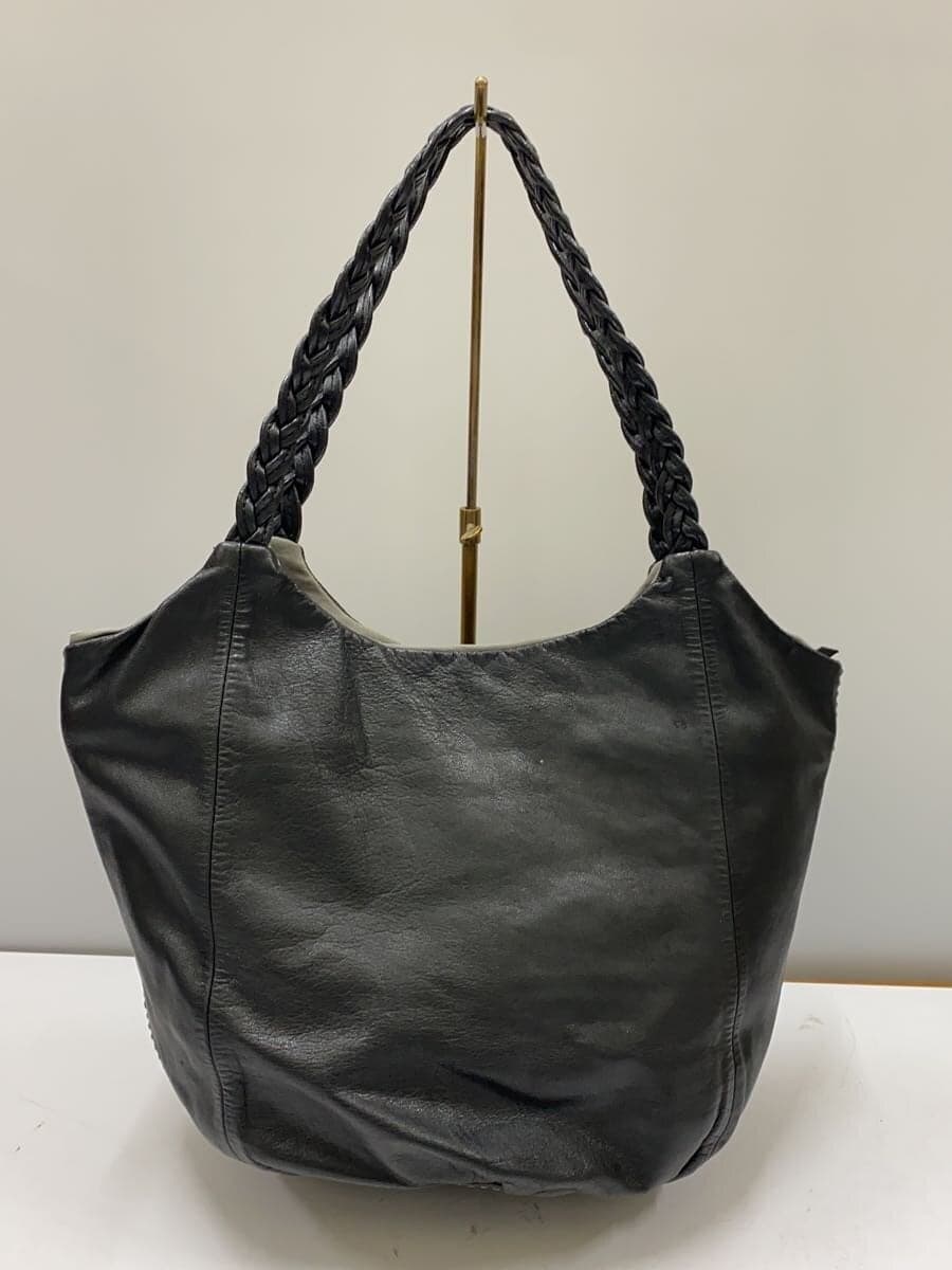 camper Tote Bag Leather BLK 3