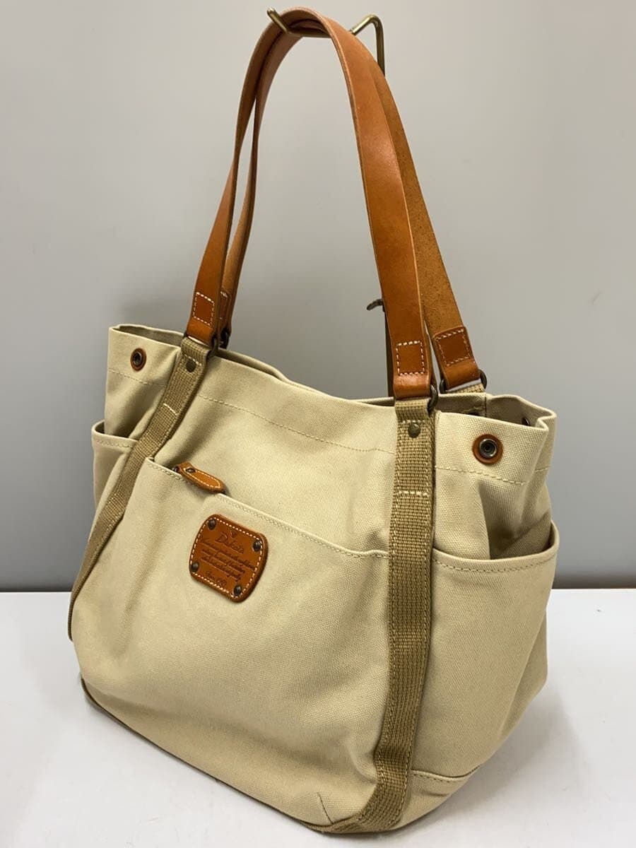 DAKOTA Tote Bag Canvas BEG 2