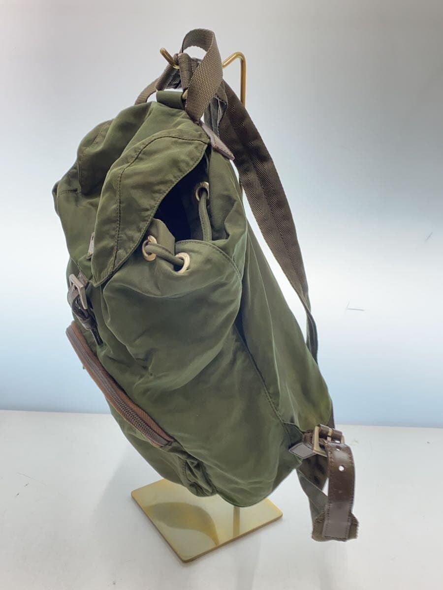 PRADA Backpack Pocono Nylon KHK 2