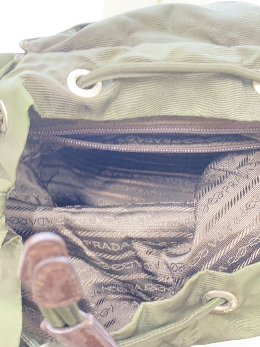 PRADA Backpack Pocono Nylon KHK 6