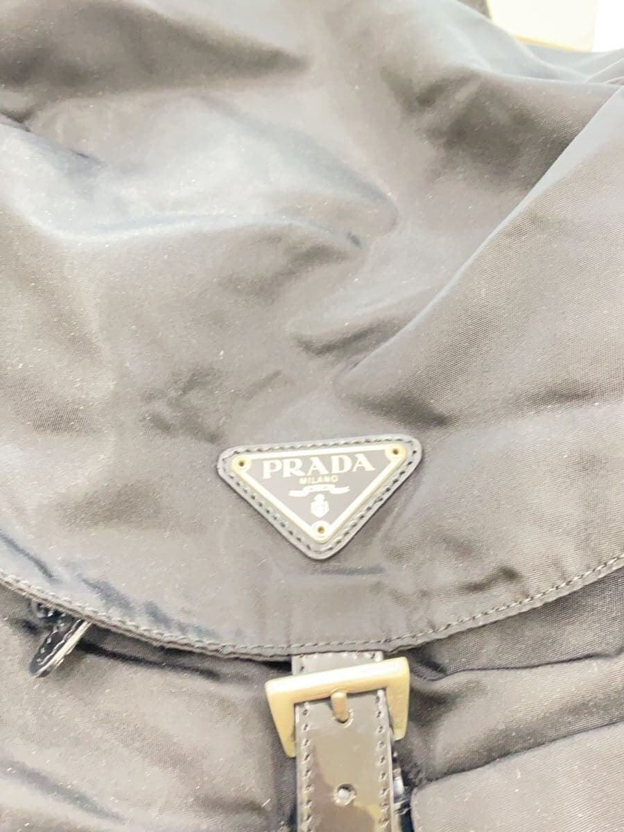 PRADA Backpack 2 Pocket Pocono Nylon BLK 5