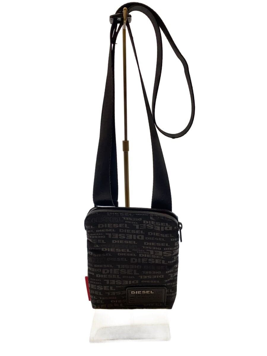 DIESELF DISCOVER SMALLCROSS Shoulder Bag Nylon BLK All Over Pattern