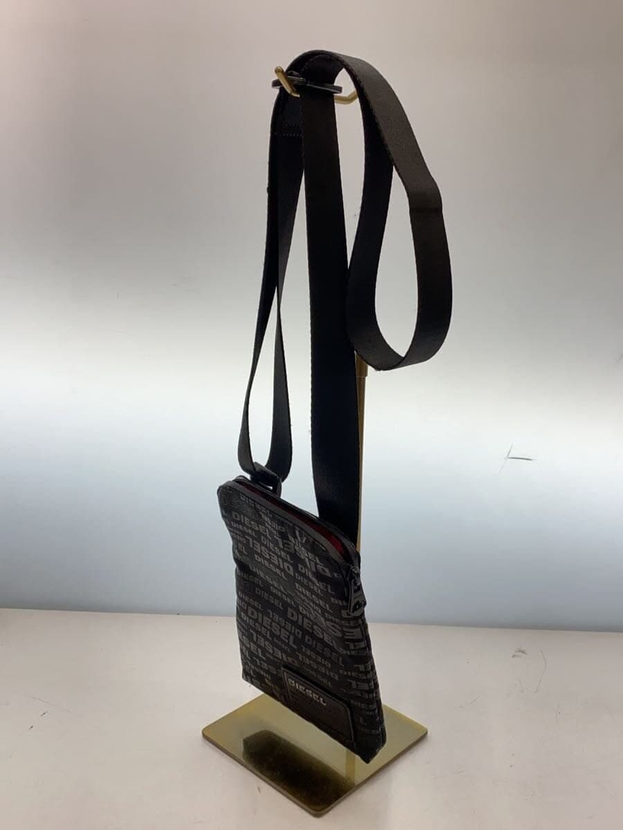 DIESELF DISCOVER SMALLCROSS Shoulder Bag Nylon BLK All Over Pattern 2