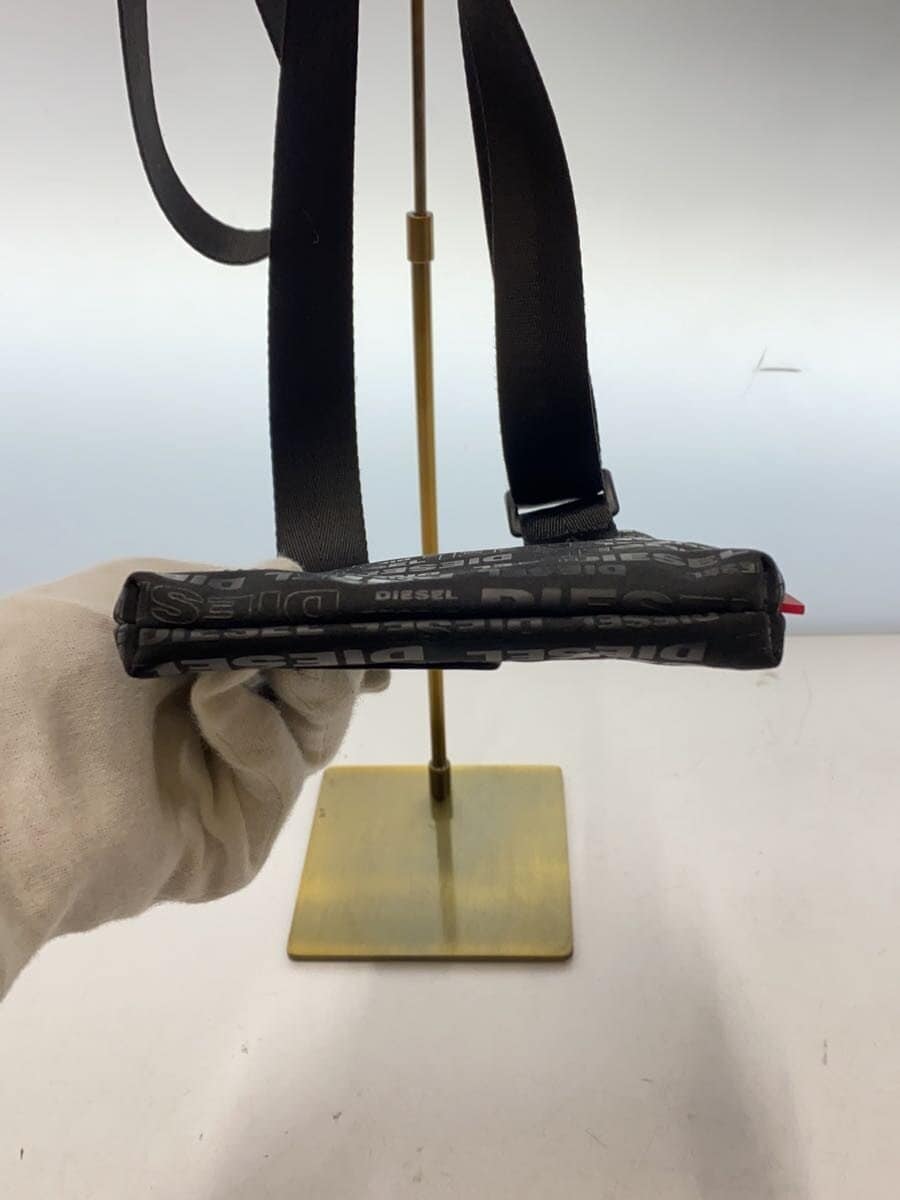 DIESELF DISCOVER SMALLCROSS Shoulder Bag Nylon BLK All Over Pattern 4