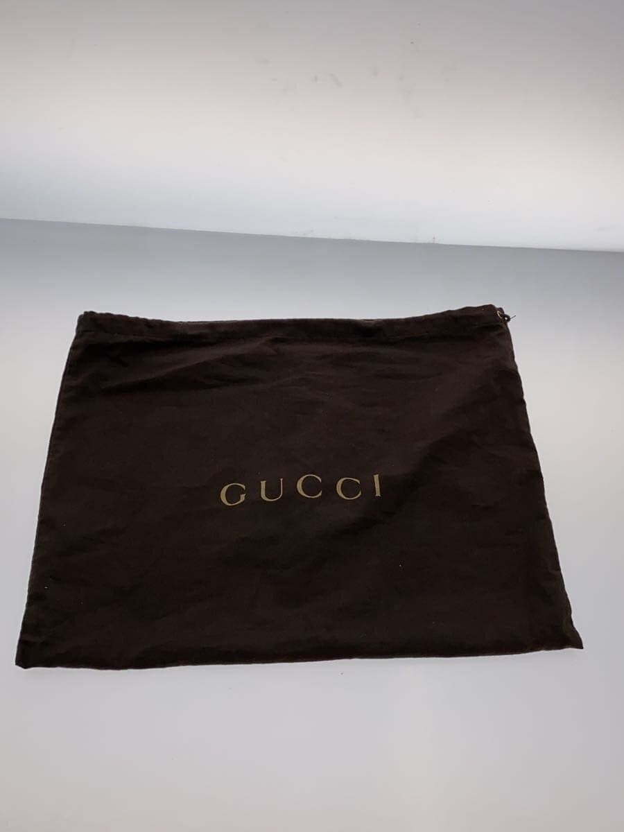 GUCCI Second Bag Canvas BLK Floral 7