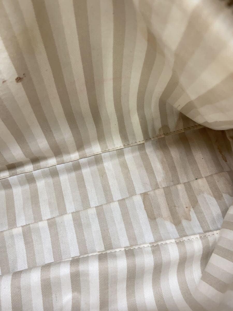 DAKOTA Tote Bag Leather BRW Corner Scuff Inside Stain 8