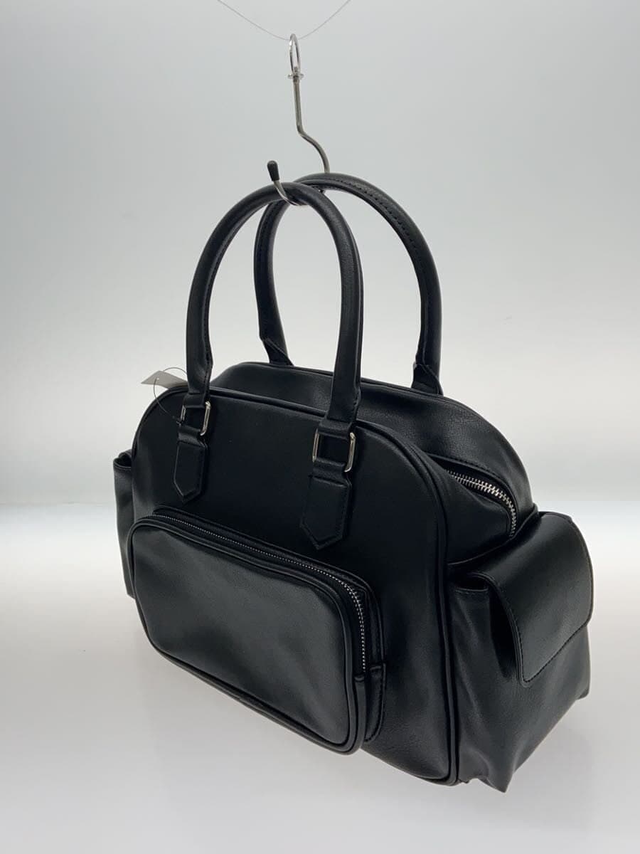 MOUSSY Bag Faux Leather BLK 2