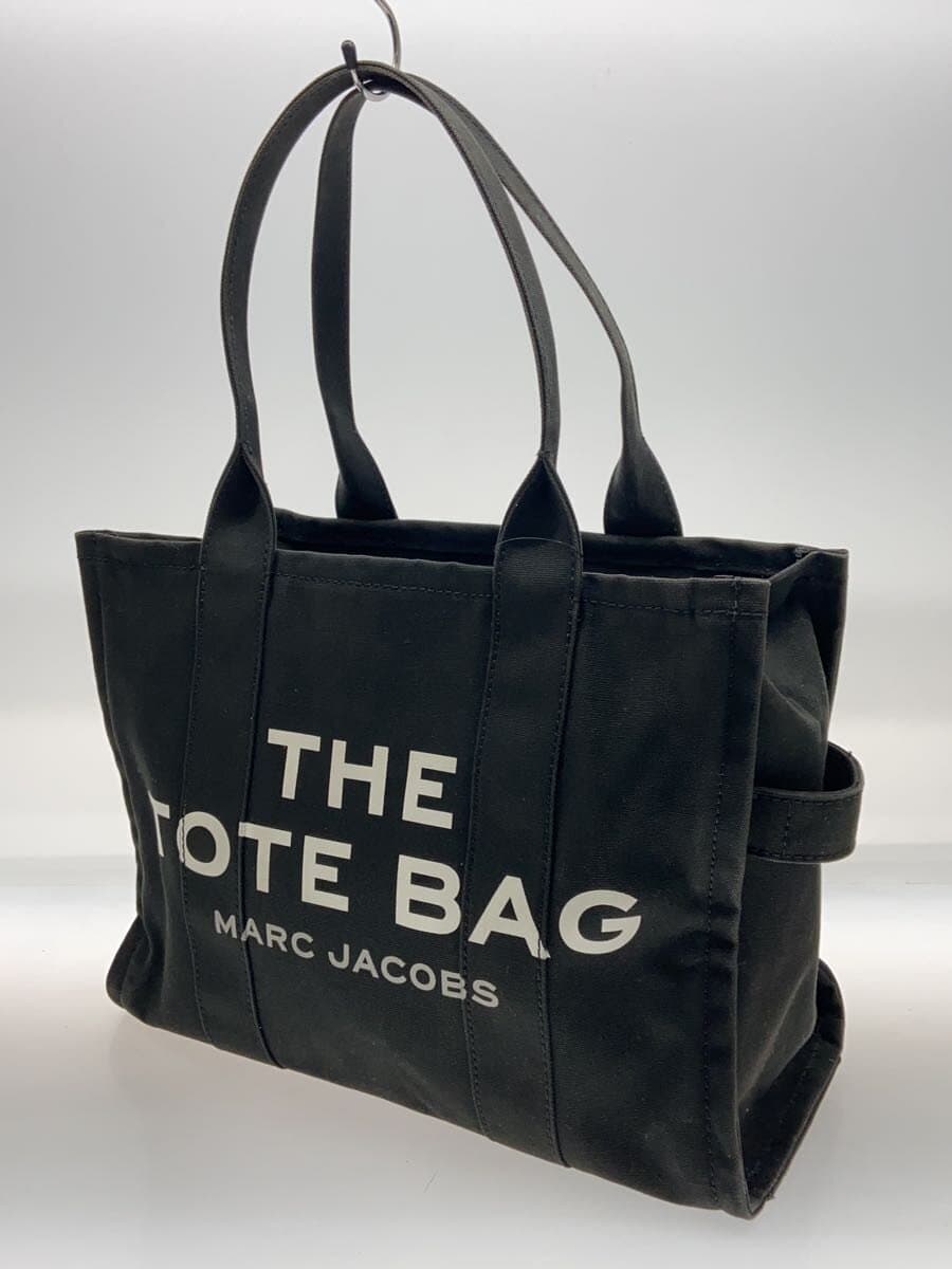 MARC JACOBS The Canvas Tote Bag Large BLK Solid M0016156001 Wear Fade 2