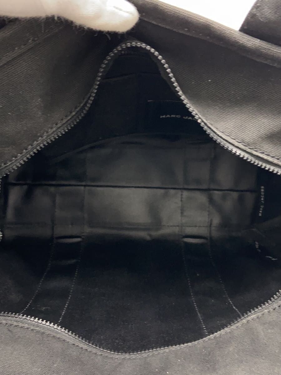 MARC JACOBS The Canvas Tote Bag Large BLK Solid M0016156001 Wear Fade 6