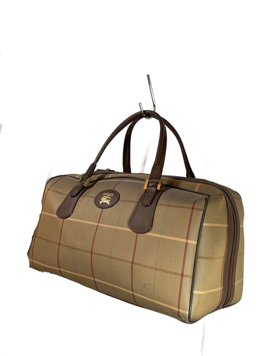 BURBERRYS Boston Bag Nylon BRW Check 2
